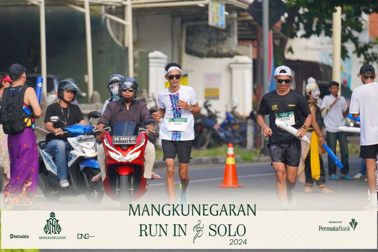 Race photo from Mangkunegaran Run 2024