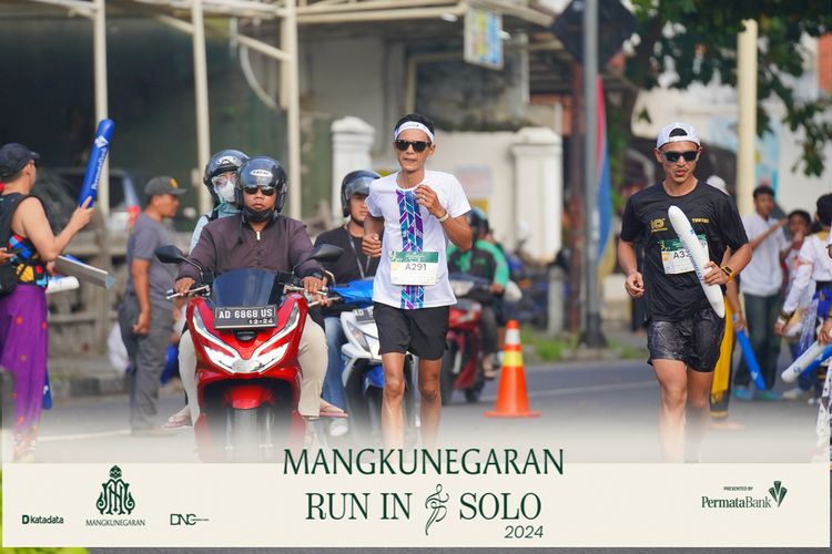 Race photo from Mangkunegaran Run 2024