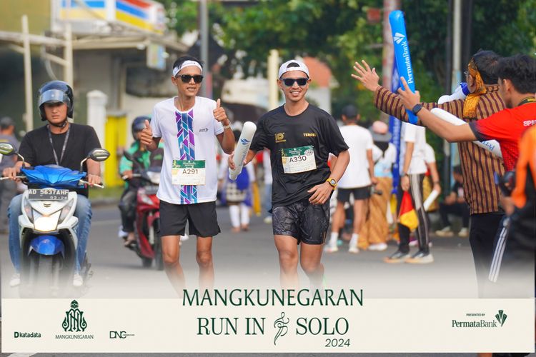Race photo from Mangkunegaran Run 2024
