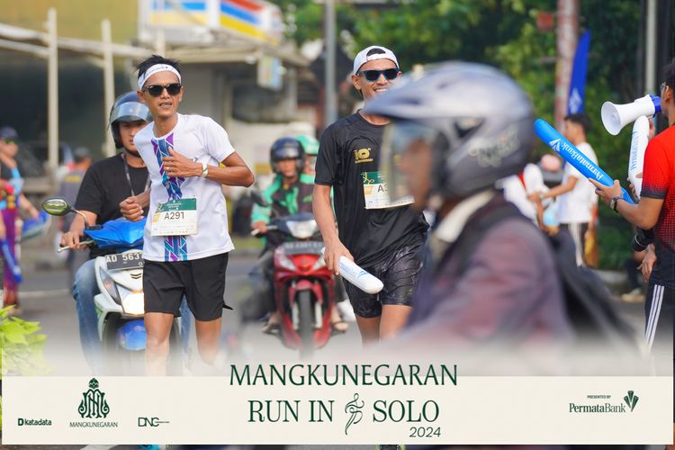 Race photo from Mangkunegaran Run 2024