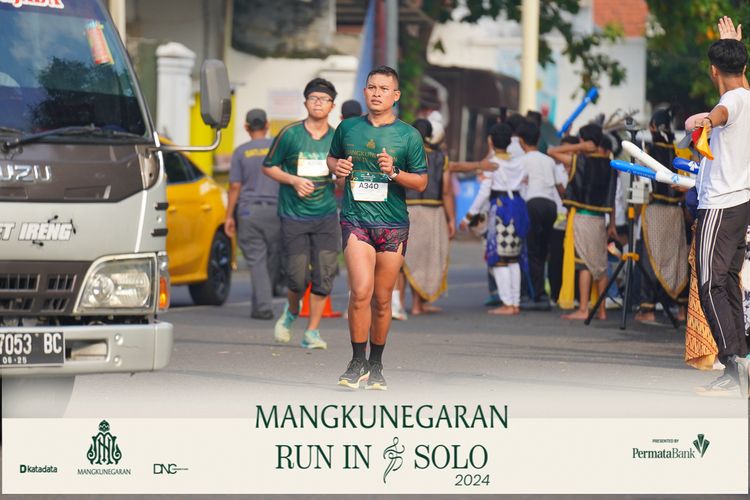 Race photo from Mangkunegaran Run 2024
