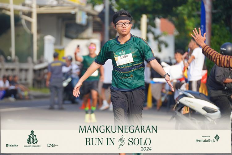 Race photo from Mangkunegaran Run 2024