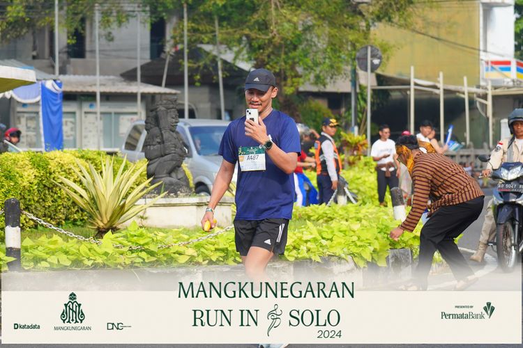 Race photo from Mangkunegaran Run 2024