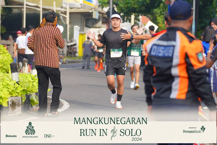 Race photo from Mangkunegaran Run 2024