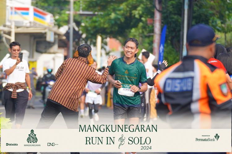 Race photo from Mangkunegaran Run 2024