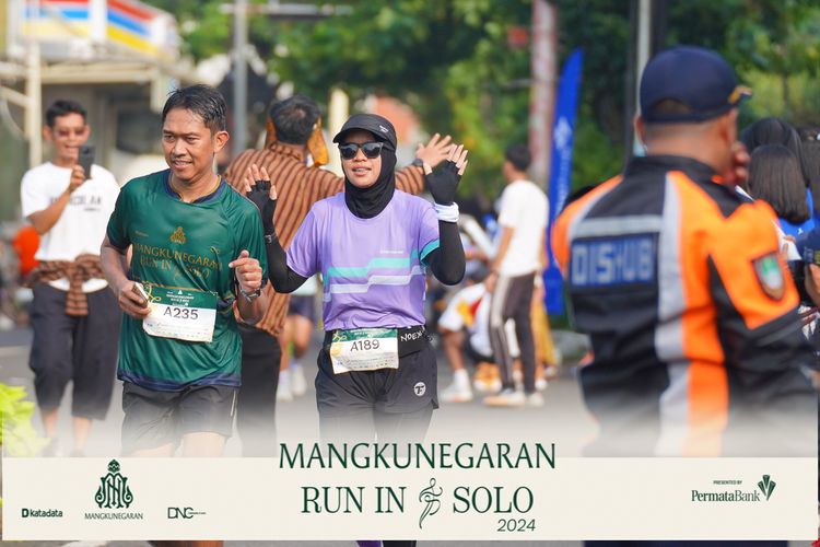 Race photo from Mangkunegaran Run 2024