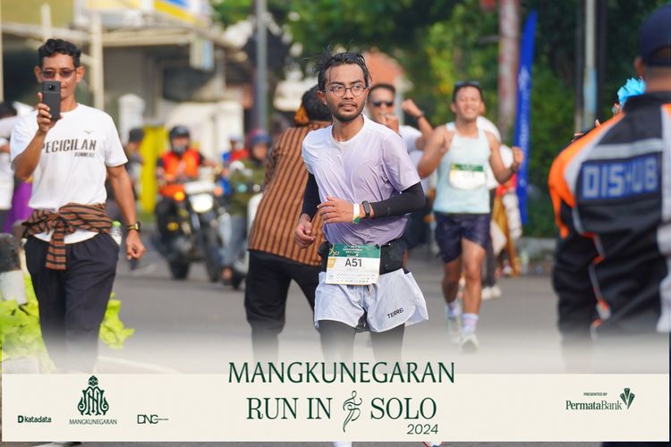Race photo from Mangkunegaran Run 2024