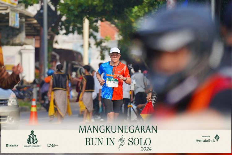 Race photo from Mangkunegaran Run 2024