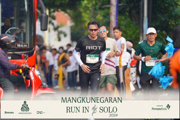 Race photo from Mangkunegaran Run 2024