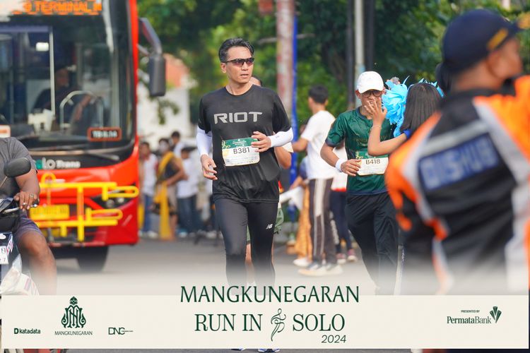 Race photo from Mangkunegaran Run 2024