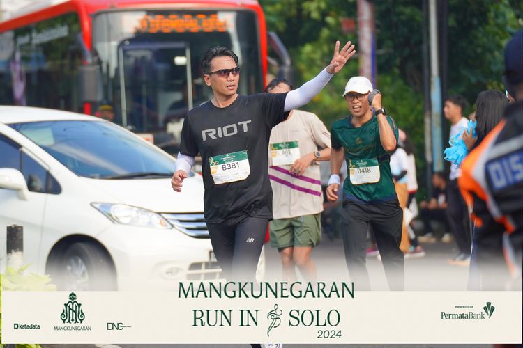 Race photo from Mangkunegaran Run 2024
