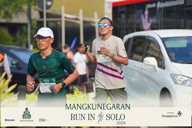 Race photo from Mangkunegaran Run 2024