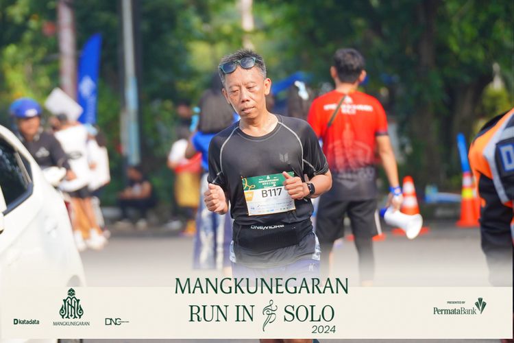 Race photo from Mangkunegaran Run 2024