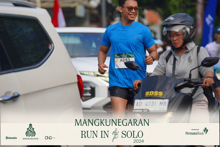 Race photo from Mangkunegaran Run 2024