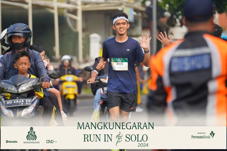 Race photo from Mangkunegaran Run 2024