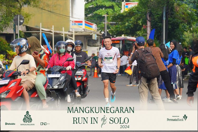 Race photo from Mangkunegaran Run 2024