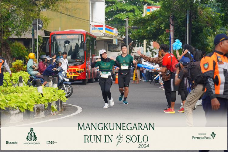 Race photo from Mangkunegaran Run 2024