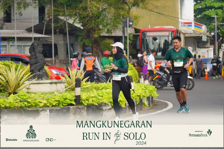 Race photo from Mangkunegaran Run 2024