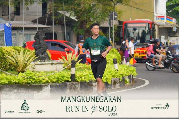 Race photo from Mangkunegaran Run 2024