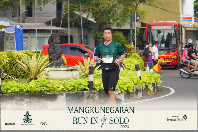 Race photo from Mangkunegaran Run 2024
