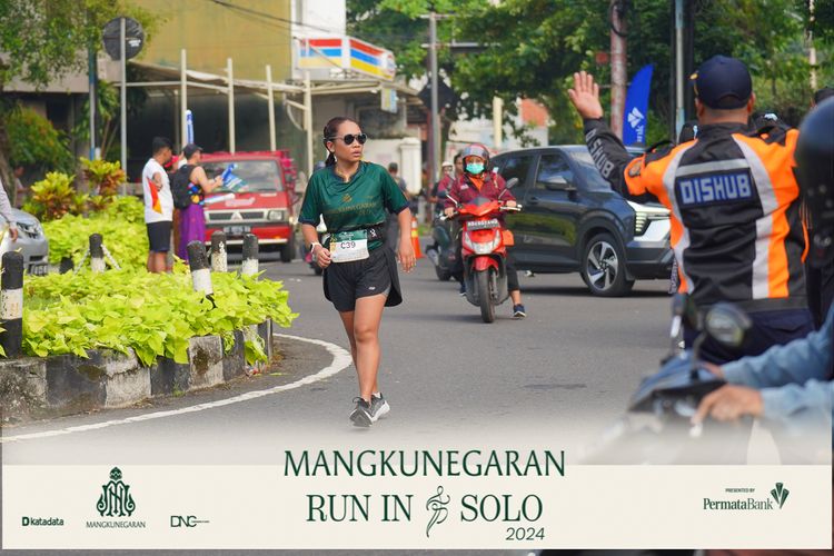 Race photo from Mangkunegaran Run 2024