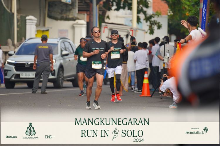 Race photo from Mangkunegaran Run 2024