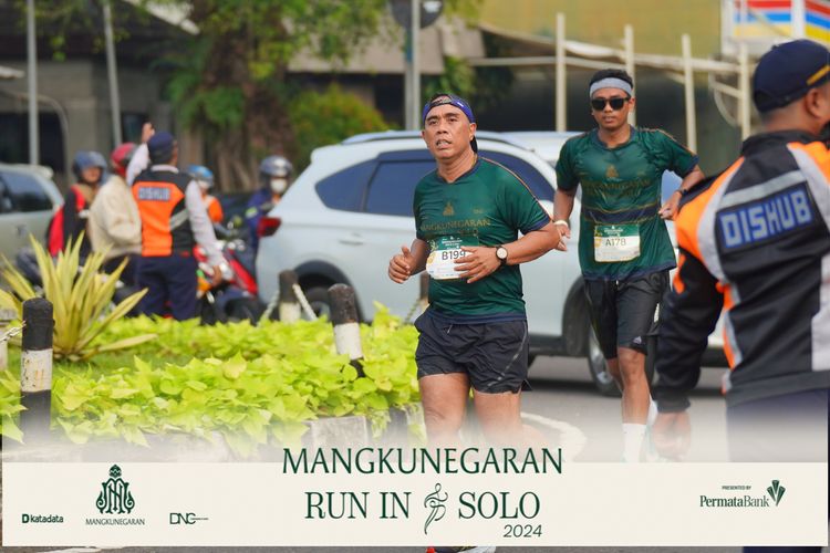 Race photo from Mangkunegaran Run 2024