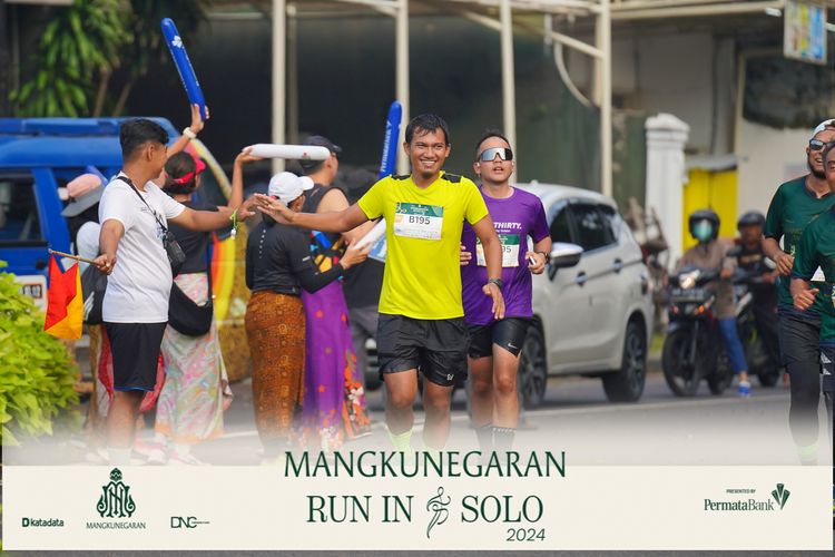Race photo from Mangkunegaran Run 2024
