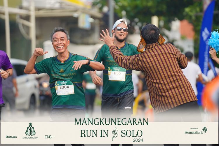 Race photo from Mangkunegaran Run 2024