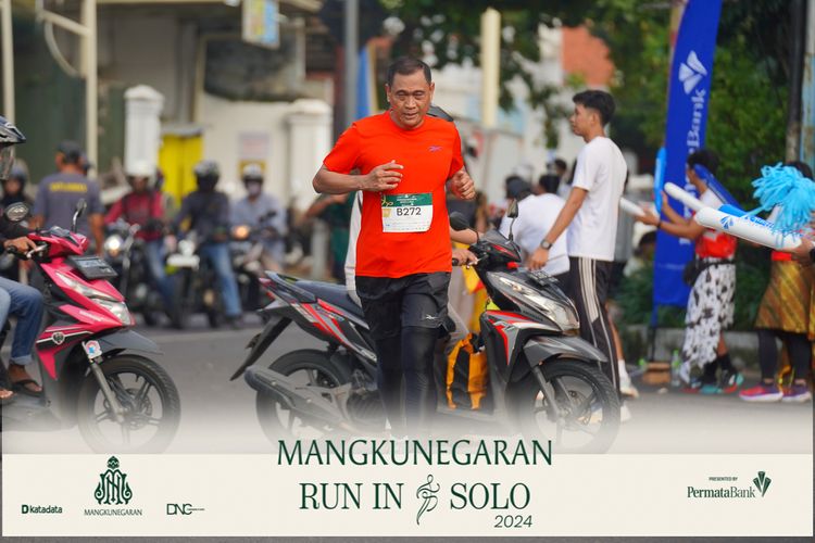 Race photo from Mangkunegaran Run 2024
