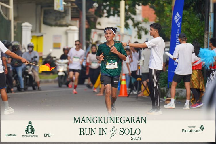 Race photo from Mangkunegaran Run 2024