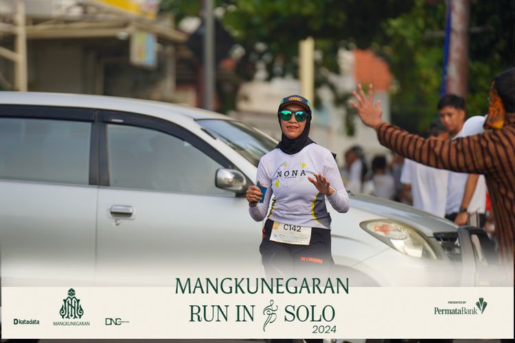 Race photo from Mangkunegaran Run 2024