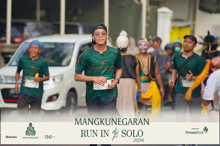 Race photo from Mangkunegaran Run 2024