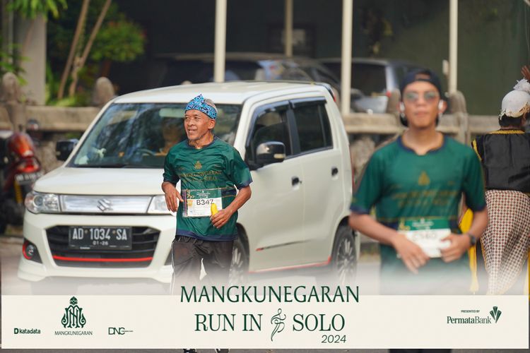 Race photo from Mangkunegaran Run 2024