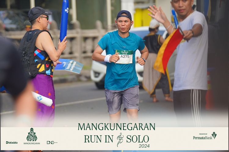 Race photo from Mangkunegaran Run 2024