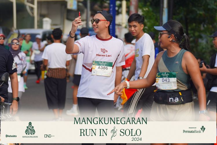 Race photo from Mangkunegaran Run 2024