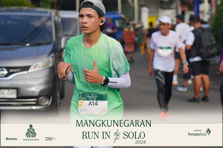Race photo from Mangkunegaran Run 2024