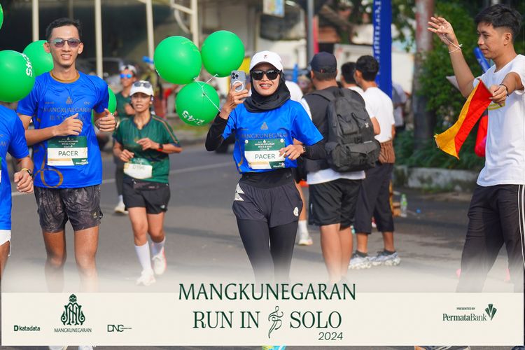 Race photo from Mangkunegaran Run 2024