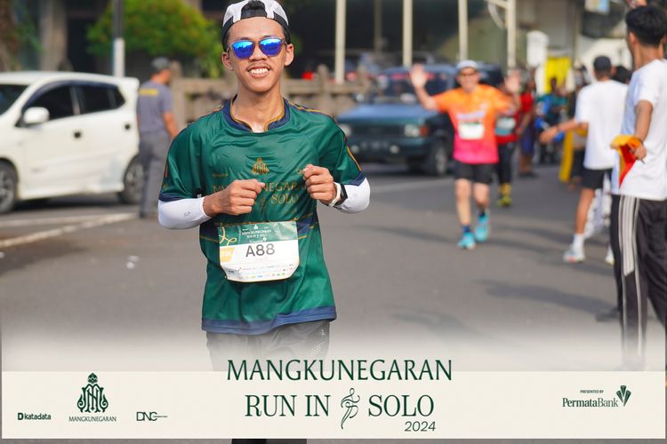 Race photo from Mangkunegaran Run 2024
