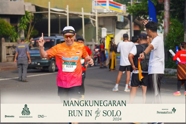 Race photo from Mangkunegaran Run 2024