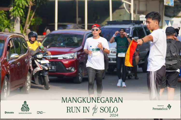 Race photo from Mangkunegaran Run 2024