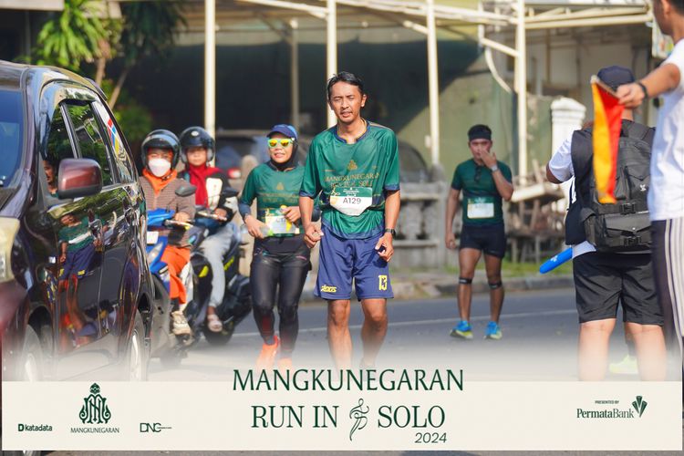 Race photo from Mangkunegaran Run 2024
