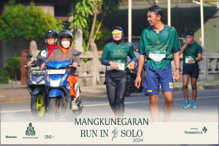 Race photo from Mangkunegaran Run 2024