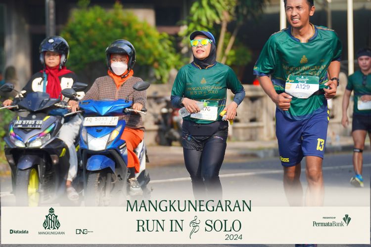 Race photo from Mangkunegaran Run 2024