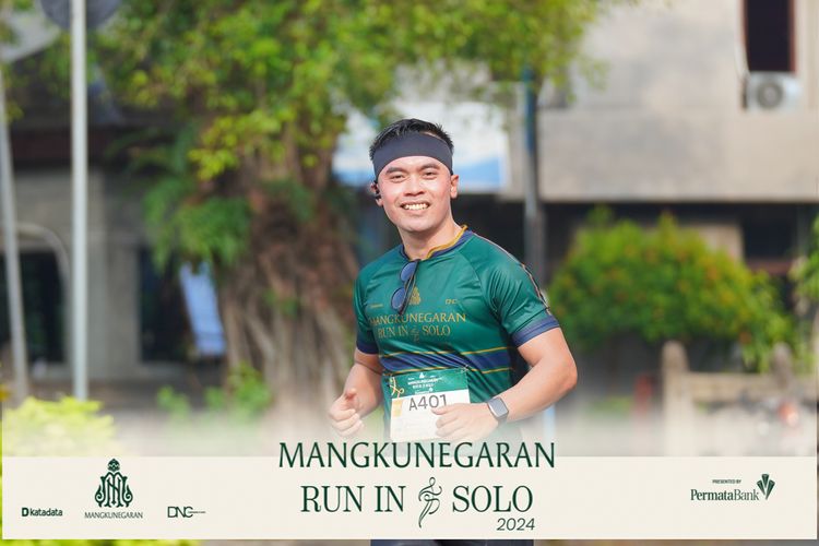 Race photo from Mangkunegaran Run 2024