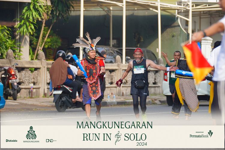 Race photo from Mangkunegaran Run 2024