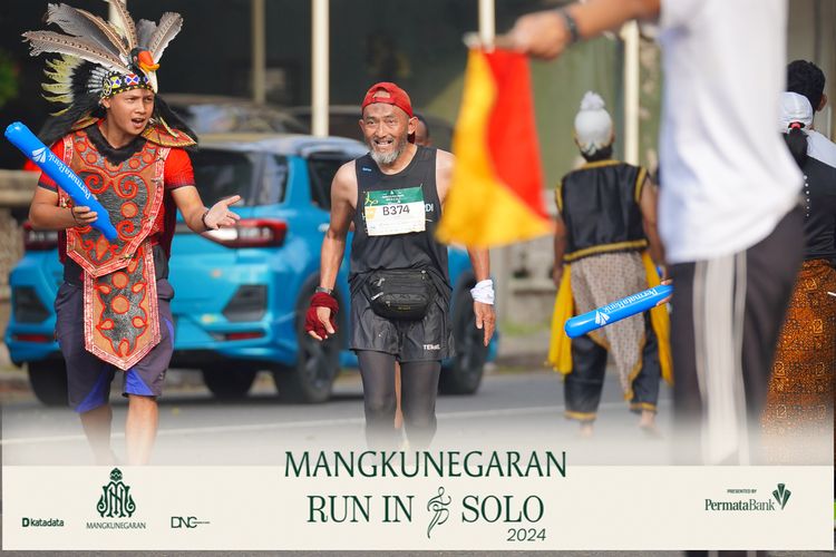 Race photo from Mangkunegaran Run 2024