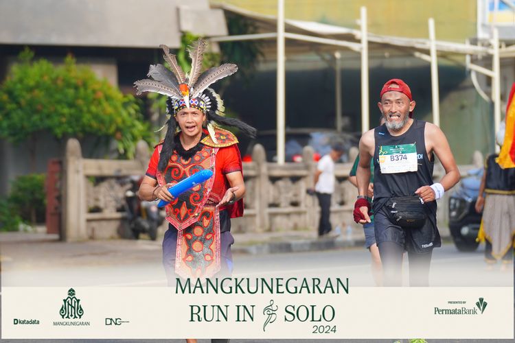 Race photo from Mangkunegaran Run 2024