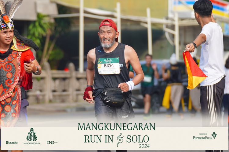 Race photo from Mangkunegaran Run 2024