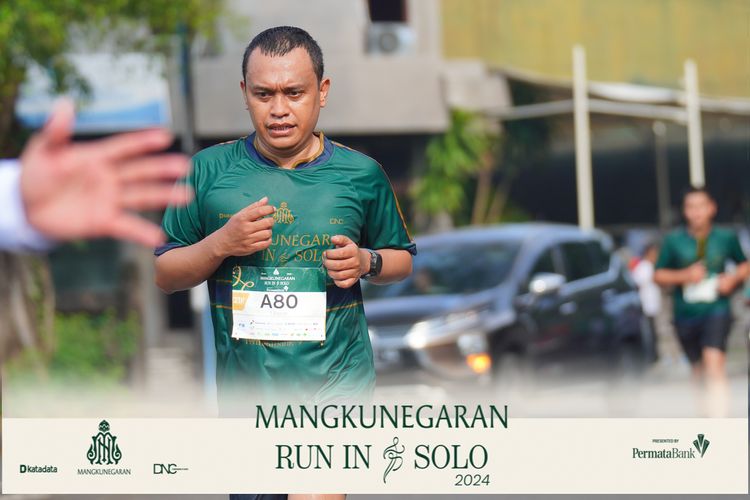 Race photo from Mangkunegaran Run 2024